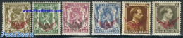 Belgium 1936 On Service Overprints 6v, Mint NH, Transport - Railways - Other & Unclassified