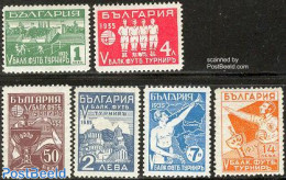 Bulgaria 1935 Balkan Football Games 6v, Mint NH, History - Sport - Various - Europa Hang-on Issues - Football - Sport .. - Ungebraucht