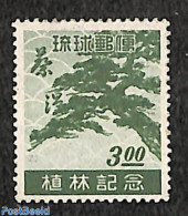 Ryu-Kyu 1951 Forest Programme 1v, Mint NH, Nature - Trees & Forests - Rotary Club