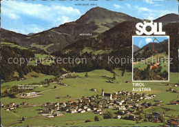 72238733 Soell Tirol Am Wilden Kaiser Hochsoell Hohe Salve Fliegeraufnahme Soell - Autres & Non Classés