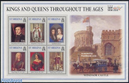Saint Helena 2000 Stamp Show London S/S, Mint NH, History - Kings & Queens (Royalty) - Philately - Familias Reales