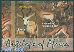 Liberia 2005 Antelopes S/s, Mint NH, Nature - Animals (others & Mixed) - Sonstige & Ohne Zuordnung