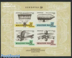 Hungary 1967 Aerofila S/s Imperforated, Mint NH, Sport - Transport - Parachuting - Helicopters - Aircraft & Aviation - Nuovi