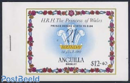 Anguilla 1984 Birth Of Henry Booklet, Mint NH, History - Kings & Queens (Royalty) - Stamp Booklets - Familias Reales