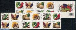 United States Of America 2006 Vegetables 4x5v In Booklet (16 Diff. Stamps), Mint NH, Health - Food & Drink - Stamp Boo.. - Nuevos