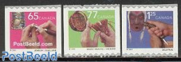 Canada 2002 Handicrafts 3v, Mint NH, Performance Art - Music - Art - Handicrafts - Unused Stamps