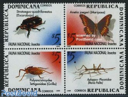 Dominican Republic 1999 Fauna, Insects 4v [+], Mint NH, Nature - Butterflies - Insects - Sonstige & Ohne Zuordnung