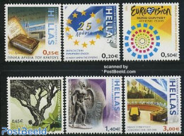 Greece 2006 Events 6v, Mint NH, History - Nature - Europa Hang-on Issues - Trees & Forests - Art - Books - Nuevos