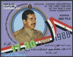 Iraq 1988 Festivals S/s, Mint NH, History - Politicians - Iraq