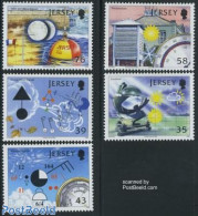 Jersey 2008 Mont De La Ville Weatherstation 5v, Mint NH, Science - Meteorology - Klima & Meteorologie