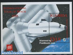 Gambia 1993 Hermes S/s, Mint NH, Transport - Space Exploration - Gambie (...-1964)