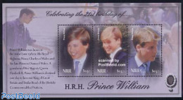 Niue 2004 Prince William 3v M/s, Mint NH, History - Kings & Queens (Royalty) - Königshäuser, Adel