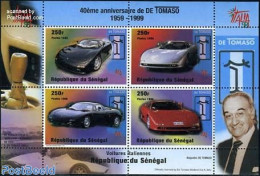 Senegal 1999 De Tomaso 4v M/s, Mint NH, Transport - Automobiles - Cars