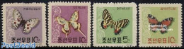 Korea, North 1962 Butterflies 4v, Mint NH, Nature - Butterflies - Corée Du Nord