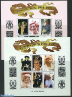 Barbuda 1998 Death Of Diana 12v (2 M/s), Mint NH, History - Charles & Diana - Kings & Queens (Royalty) - Königshäuser, Adel