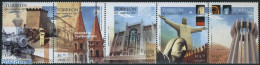 Mexico 2007 Torreon 5v [::::], Mint NH, Transport - Railways - Art - Sculpture - Trains