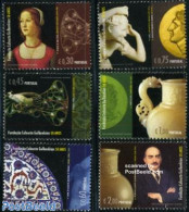 Portugal 2006 Calouste Gulbenkian Foundation 6v, Mint NH, Art - Art & Antique Objects - Ceramics - Paintings - Sculpture - Unused Stamps