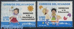 Ecuador 2006 UNICEF 2v, Mint NH, History - Unicef - Ecuador