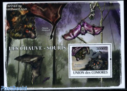 Comoros 2009 Bats S/s, Mint NH, Nature - Animals (others & Mixed) - Bats - Komoren (1975-...)