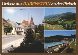 72238609 Rabenstein Oesterreich Ortspartie An Der Kirche Panorama Schwimmbad Oes - Autres & Non Classés