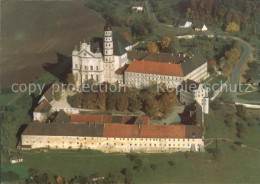 72238607 Neresheim Benediktinerabtei Kirche Kloster Fliegeraufnahme Neresheim - Sonstige & Ohne Zuordnung
