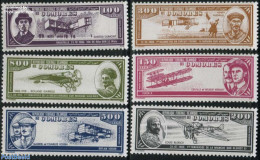 Comoros 1988 Air Pioneers 6v, Mint NH, Transport - Aircraft & Aviation - Airplanes