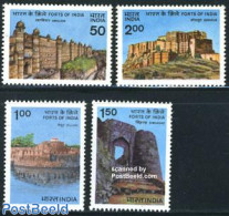 India 1984 Fortifications 4v, Mint NH, Art - Castles & Fortifications - Ongebruikt