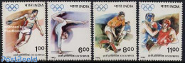 India 1992 Olympic Games 4v, Mint NH, Sport - Athletics - Boxing - Hockey - Olympic Games - Ungebraucht