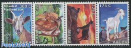 Aruba 2012 Goats 4v [:::], Mint NH, Nature - Animals (others & Mixed) - Cattle - Sonstige & Ohne Zuordnung