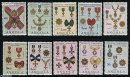 Angola 1967 Decorations 10v, Mint NH, History - Decorations - Militares