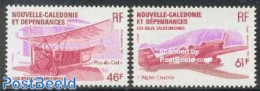 New Caledonia 1983 Aeroplanes 2v, Mint NH, Transport - Aircraft & Aviation - Unused Stamps