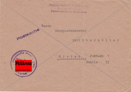 GG: Postsache Postamt Dabien Nach Krakau - Occupation 1938-45