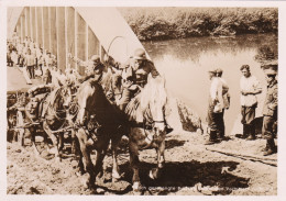GG: Photo Hoffmann Karte, P14 Gesprengte Brücke - Besetzungen 1938-45