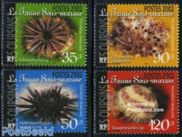 French Polynesia 2002 Marine Life 4v, Mint NH, Nature - Shells & Crustaceans - Unused Stamps
