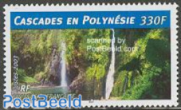 French Polynesia 2003 Waterfalls 1v, Mint NH, Nature - Water, Dams & Falls - Nuevos