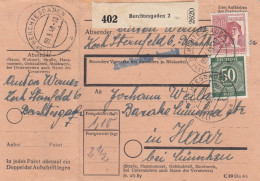 Paketkarte 1948: Berchtesgaden Nach Haar - Briefe U. Dokumente