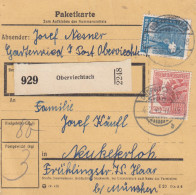 Paketkarte 1948: Oberviechtach Nach Neukeferloh - Covers & Documents