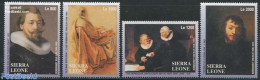 Sierra Leone 2003 Rembrandt 4v, Mint NH, Art - Paintings - Rembrandt - Sonstige & Ohne Zuordnung