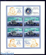 Romania 1971 Apollo 15 Imperforated S/s, Mint NH, Transport - Automobiles - Space Exploration - Nuovi