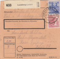 Paketkarte 1948: Landsberg Nach Haar, Heil- Und Pflegeanstalt - Brieven En Documenten
