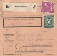 Paketkarte 1948: Scheitenkirchen Nach Haar, Heil- U. Pflegeanstalt - Cartas & Documentos