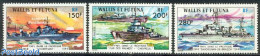 Wallis & Futuna 1978 Naval Ships 3v, Mint NH, Transport - Ships And Boats - Ships