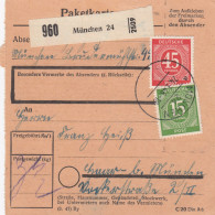 Paketkarte 1948: München Nach Haar - Cartas & Documentos