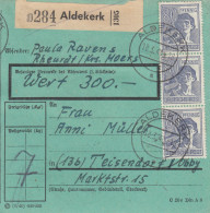 Paketkarte 1948: Aldekerk Nach Teisendorf, Besond. Formular, Wert - Brieven En Documenten