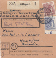 Paketkarte 1948: Göttingen Nach Haar Bei München, Wertkarte 500 RM - Lettres & Documents