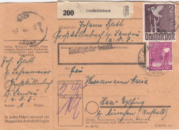 Paketkarte 1948: Großköllnbach Nach Haar Eglfing - Covers & Documents