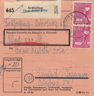 Paketkarte 1948: Gräfeling, Oscar Müller Selbstbucher, Nach Gmund, Wert - Cartas & Documentos