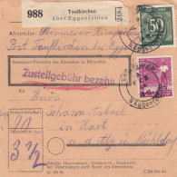 Paketkarte: Taufkirchen über Eggenfelden Nach Hart - Covers & Documents