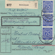 Paketkarte 1948: Mellrichstadt Nach Ottendichl, Besonderes Formular - Lettres & Documents