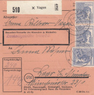 Paketkarte 1948: Vagen Nach Haar Bei München - Storia Postale